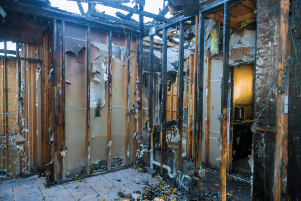 Professional Fire Damage Assessment technician working in Sassamansville, PA